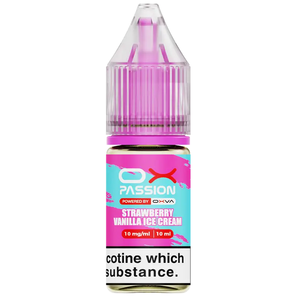 OXVA OX Passion Strawberry Vanilla Ice Cream Bar Juice Nic Salt