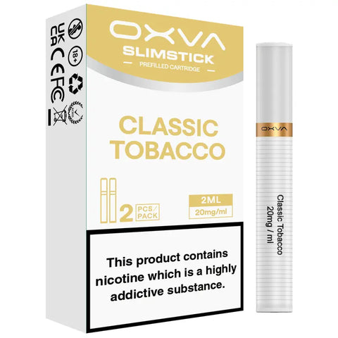 OXVA Slim Stick Cartridge (2 Pack) Classic Tobacco