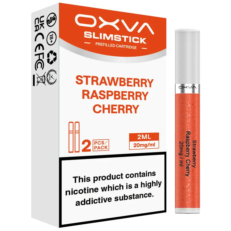 OXVA Slim Stick Prefilled Pods | 20mg Nic Salt, 2-Pack (55 chars) OXVA Slim Stick Prefilled Pods | 20mg Nic Salt, 2-Pack (55 chars)