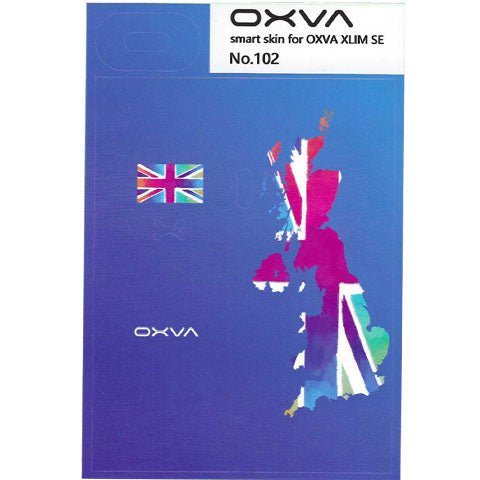 OXVA Xlim SE Pod Wraps UK Flag 2 On White Background