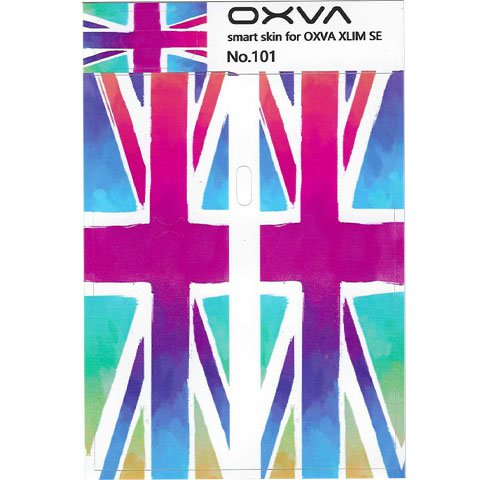 OXVA Xlim SE Pod Wraps UK Flag On White Background
