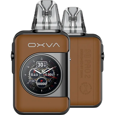 OXVA Xlim SQ Pro 2 Vape Pod Kit Brown Leather