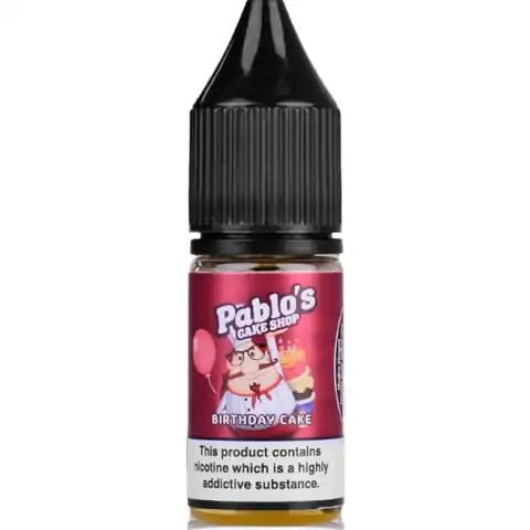 birthday cake vape juice Pablos Cake Shop Nic Salt E-Liquids 10ml