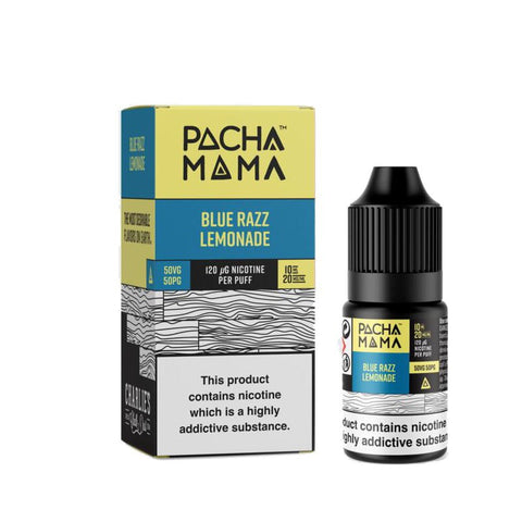Pacha Mama Disposable Inspired Nic Salts Banana Ice / 10mg On White Background