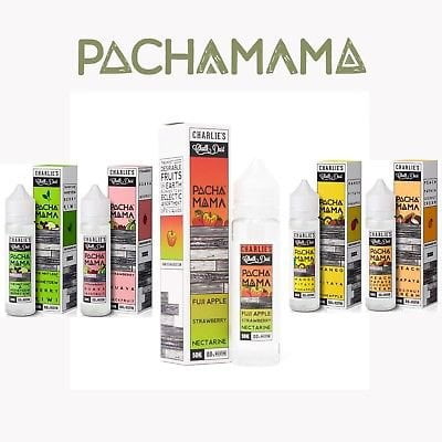 Pachamama By Charlies Chalk Dust 50ml Shortfill Juice Range (NEW FLAVOURS) On White Background