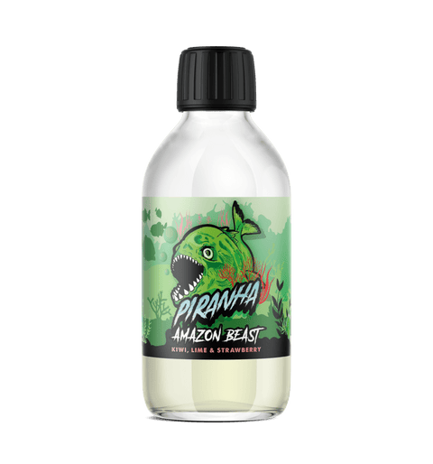 Piranha E-Liquids 200ml Shortfill Amazon Beast On White Background
