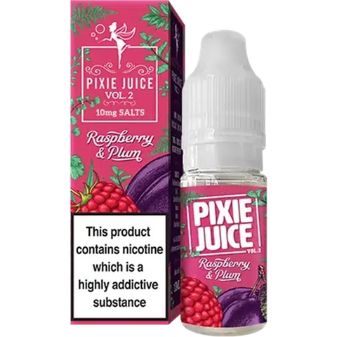 Pixie Juice Vol 2 10ml Nic Salt Raspberry & Plum