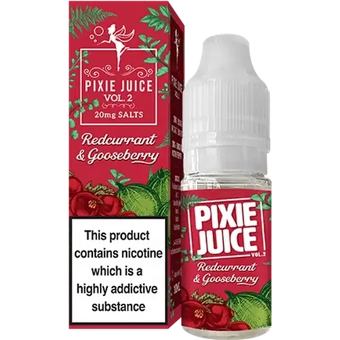 Pixie Juice Vol 2 10ml Nic Salt Redcurrant & Gooseberry