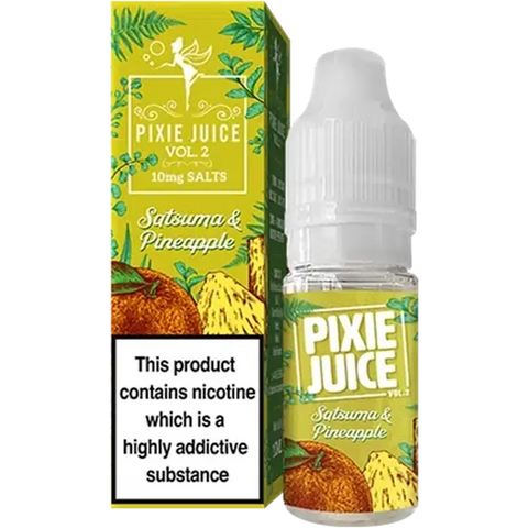 Pixie Juice Vol 2 10ml Nic Salt Satsuma & Pineapple