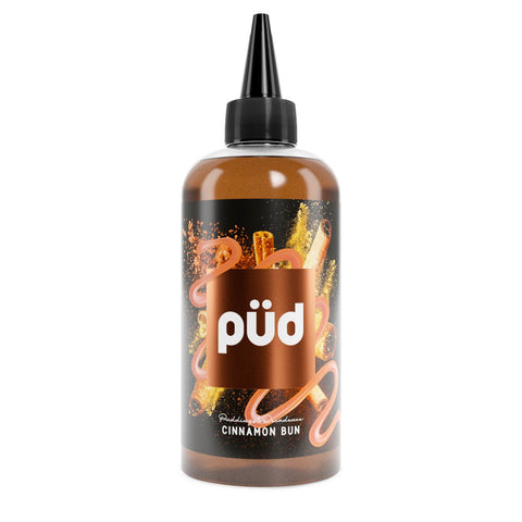 PUD E-Liquids 200ml Shortfill by Joes Juice Cinnamon Bun On White Background
