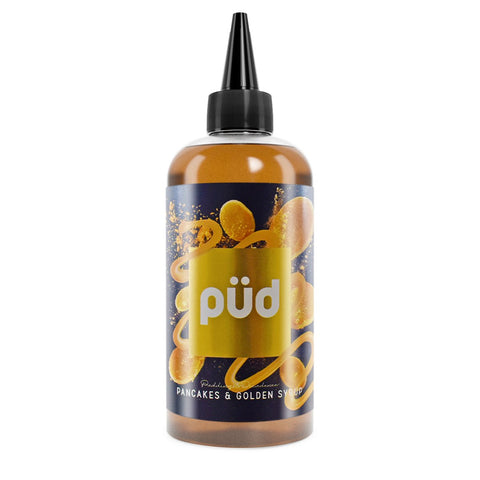 PUD E-Liquids 200ml Shortfill by Joes Juice Pancakes & Syrup On White Background