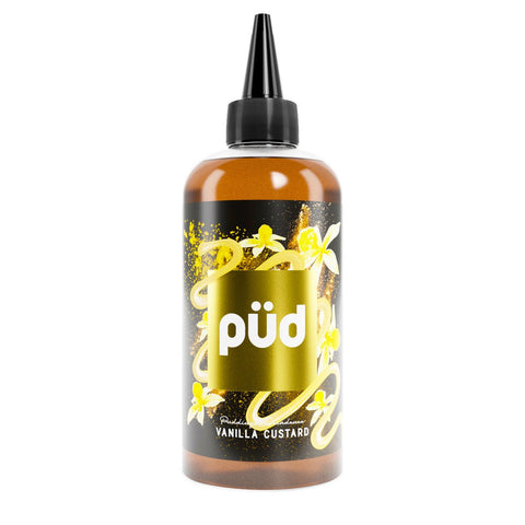 PUD E-Liquids 200ml Shortfill by Joes Juice Vanilla Custard On White Background