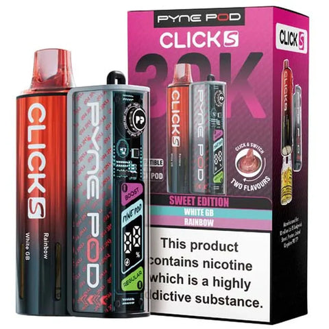 Pyne Pod Click S 30K Prefilled Vape Kit | Dual Flavour Pyne Pod Click S 30K Prefilled Vape Kit | Dual Flavour
