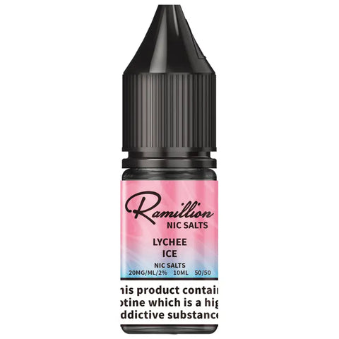 Ramillion Lychee Ice Nic Salt 10ml | Vaping 101 Ramillion Lychee Ice Nic Salt 10ml | Vaping 101