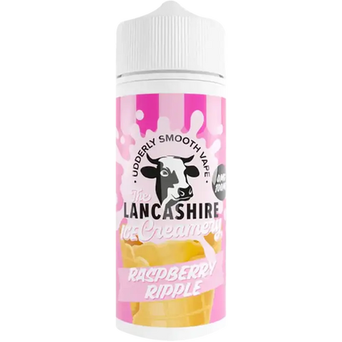 The Lancashire Creamery Ice 100ml Shortfill Raspberry Ripple
