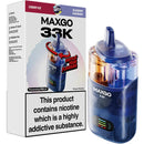 RELX Maxgo Combo 33K Prefilled Vape Kit Cherry Ice + Blueberry Raspberry