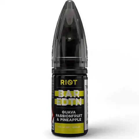 Riot Squad Bar Salts Guava Passionfruit Pineapple / 20mg On White Background