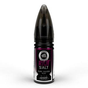 Riot Squad Black Edition Nic Salts 10ml Pure Frozen Acai