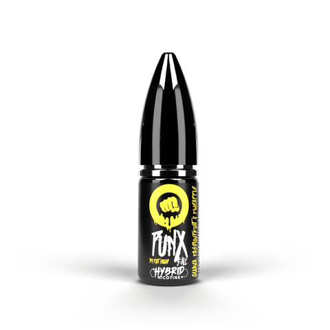 Riot Squad PUNX 10ml Nic Salts Guava Passionfruit & Pineapple / 5mg On White Background