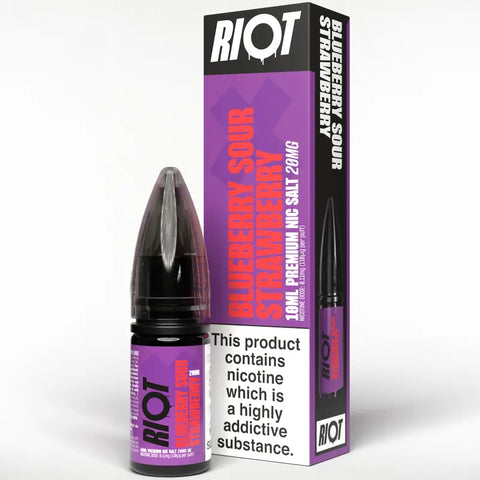 Riot X Nic Salt Blueberry Sour Strawberry 20mg