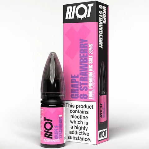 Riot X Nic Salt Grape Strawberry 20mg