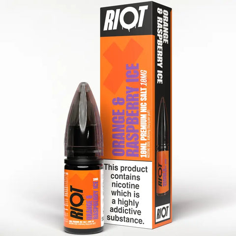 Riot X Nic Salt Orange Raspberry Ice 10mg