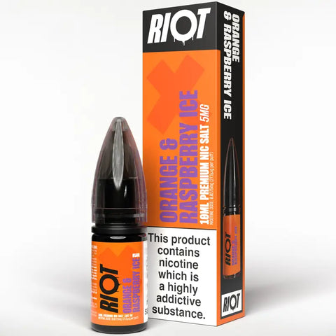 Riot X Nic Salts: 12 Bold Flavours, 5mg/10mg/20mg Nicotine Riot X Nic Salts: 12 Bold Flavours, 5mg/10mg/20mg Nicotine