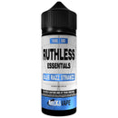 Ruthless Essentials 100ml Shortfill Vape Juice Blue Razz Starwzz