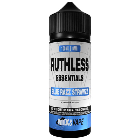 Ruthless Essentials 100ml Shortfill Vape Juice Blue Razz Starwzz