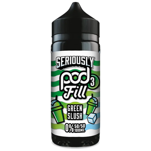 Doozy Seriously Pod Fill X3 Green Slush 100ml Shortfill Default Title