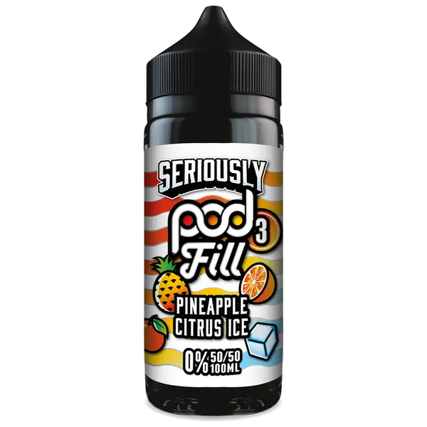 Doozy Seriously Pod Fill Pineapple Citrus Ice 100ml Shortfill Default Title