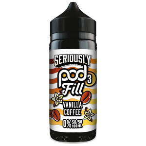 Doozy Seriously Pod Fill X3 Vanilla Coffee 100ml Shortfill Default Title