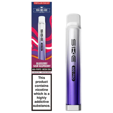 SKE Crystal 600 Pro Prefilled Vape Kit - Crystal 600 Pods SKE Crystal 600 Pro Prefilled Vape Kit - Crystal 600 Pods