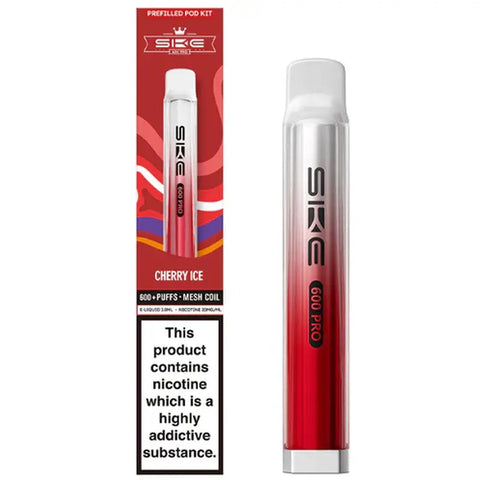 SKE 600 Pro Prefilled Vape Kit Cherry Ice