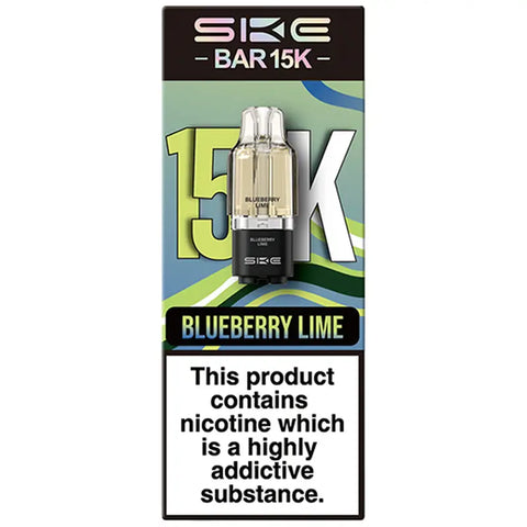 SKE Bar 15K Replacement Pods Blueberry Lime
