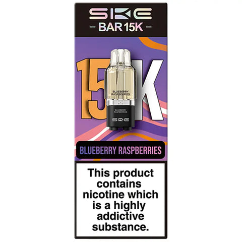 SKE Bar 15K Replacement Pods Blueberry Raspberries