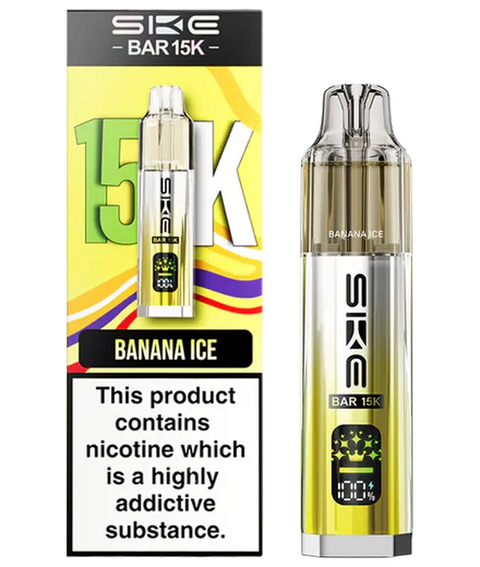SKE Bar 15K Prefilled Pod Vape Kit Banana Ice