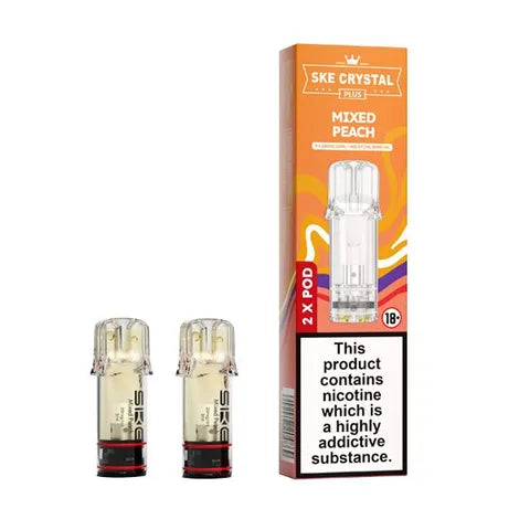 SKE Crystal Plus Pods: Disposable Flavours, Easy Refills SKE Crystal Plus Pods: Disposable Flavours, Easy Refills