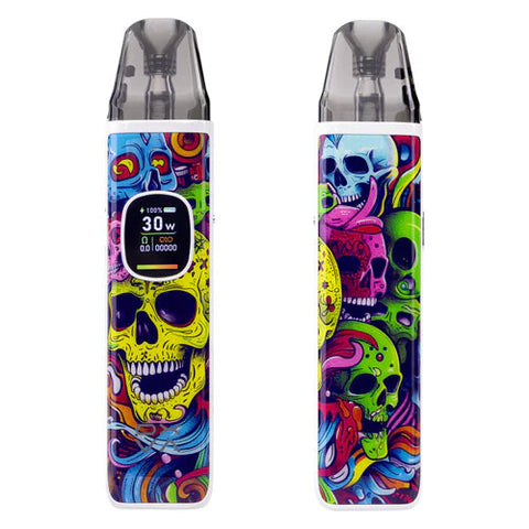 Oxva Xlim Pro 2 Pod Vape Kit Skulliful Skulliflu White