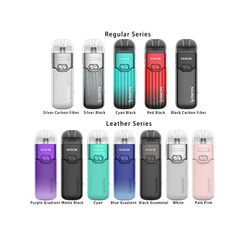 smok nord gt kit all colours on white background