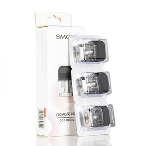 smok novo x dc 0.8ohm 2ml replacement pod SMOK Novo X Pods – 2ml 0.8Ω