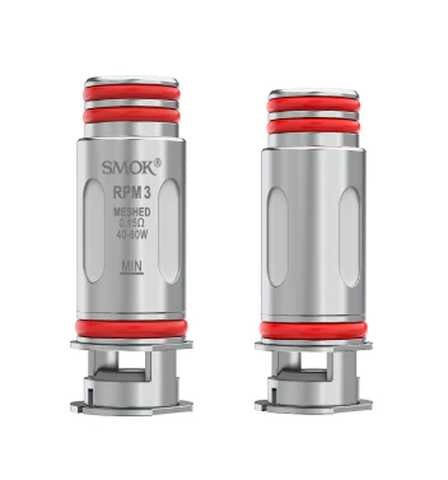 Smok RPM 3 Replacement Coils 0.15ohm Mesh On White Background