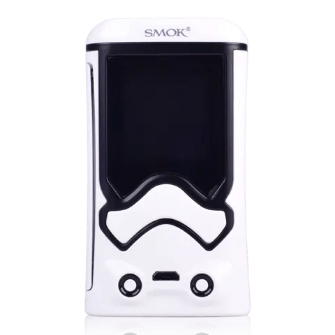 SMOK T-Storm 230W Box Mod White Black On White Background
