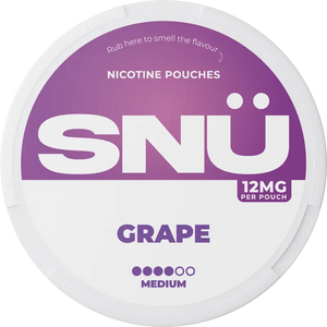 SNÜ Grape Nicotine Pouches