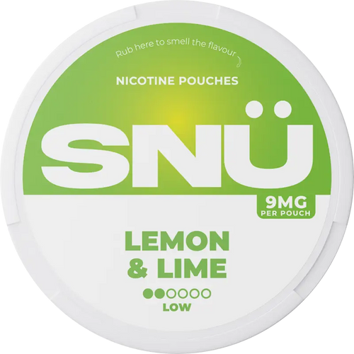 SNÜ Lemon & Lime Nicotine Pouches