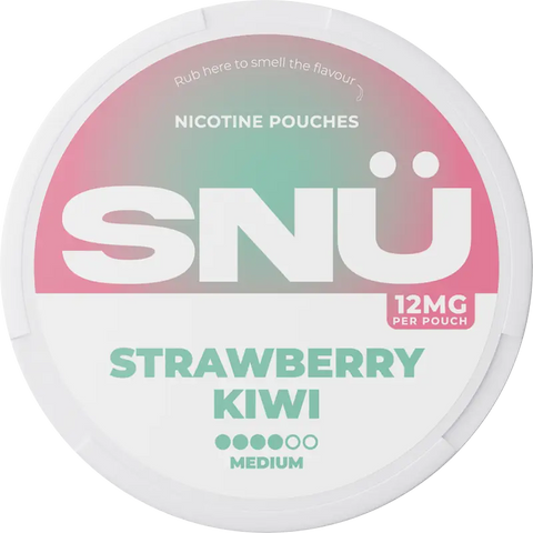 SNÜ Strawberry Kiwi Nicotine Pouches By Bar Juice