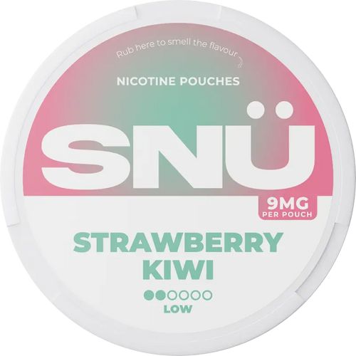 SNÜ Strawberry Kiwi Nicotine Pouches