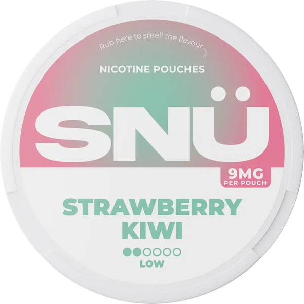 SNÜ Strawberry Kiwi Nicotine Pouches By Bar Juice