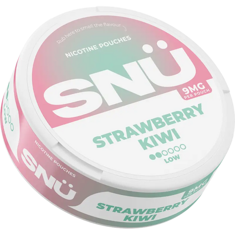 SNÜ Strawberry Kiwi Nicotine Pouches By Bar Juice 9mg