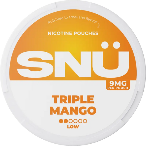 SNÜ Triple Mango Nicotine Pouches